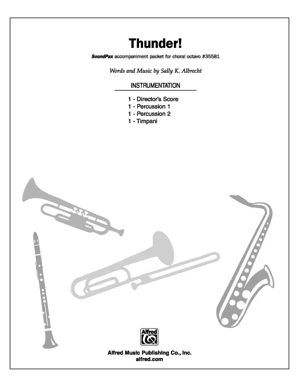 Thunder!: 1st Percussion: Choral SoundPax