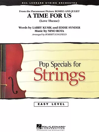 A Time For Us (Love Theme): String Orchestra Conductor Score & Parts