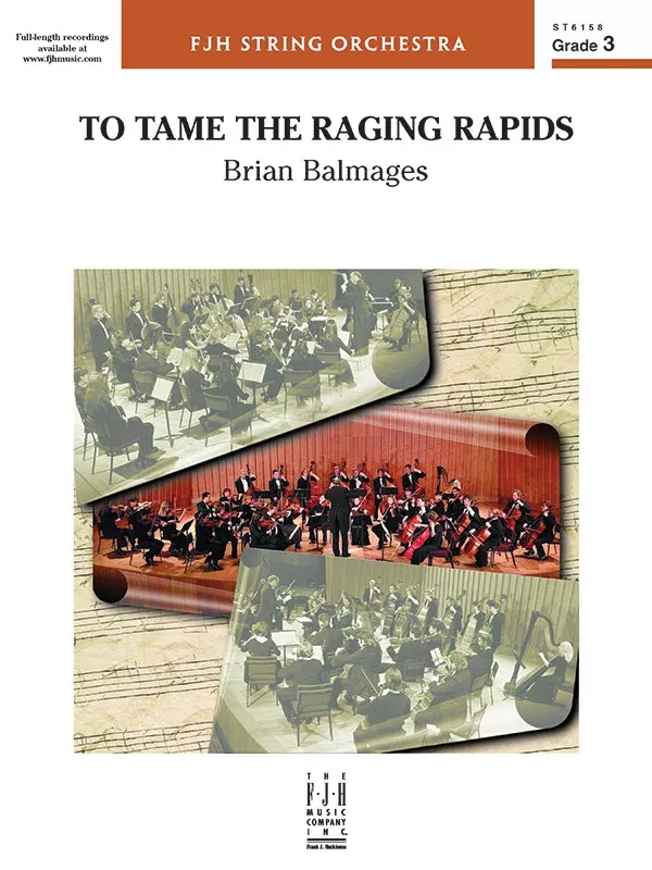 To Tame the Raging Rapids: String Orchestra Conductor Score & Parts