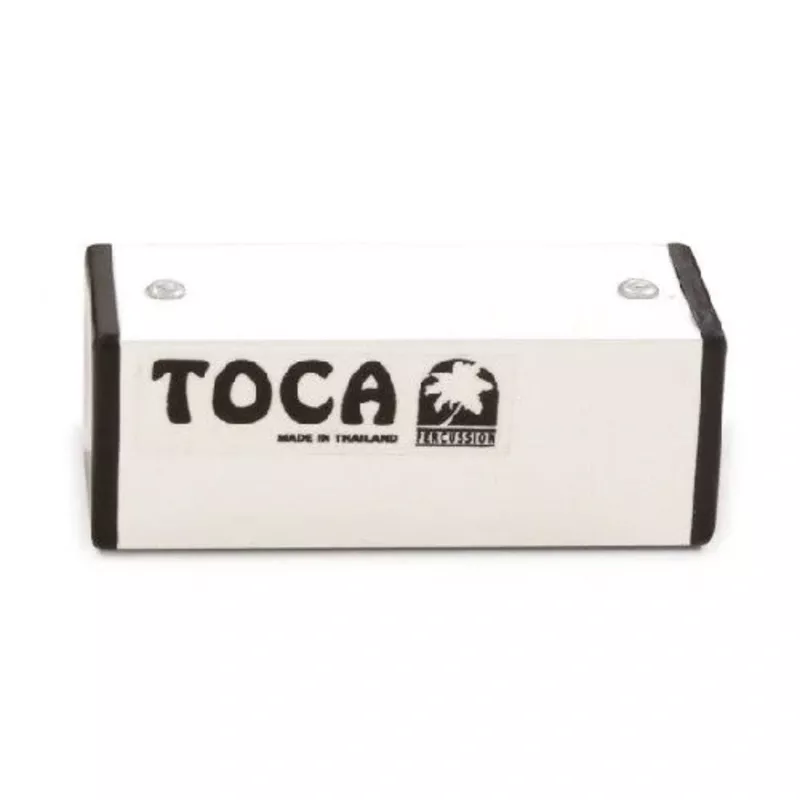 Toca T-2204 4″ Aluminum Square Shaker – White