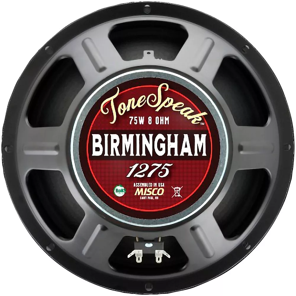 ToneSpeak Birmingham 1275 12" 75W Guitar Speaker 8 Ohm