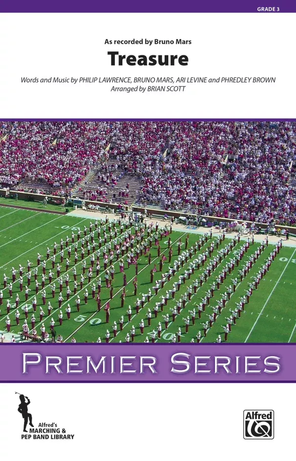 Treasure: Marching Band Conductor Score & Parts