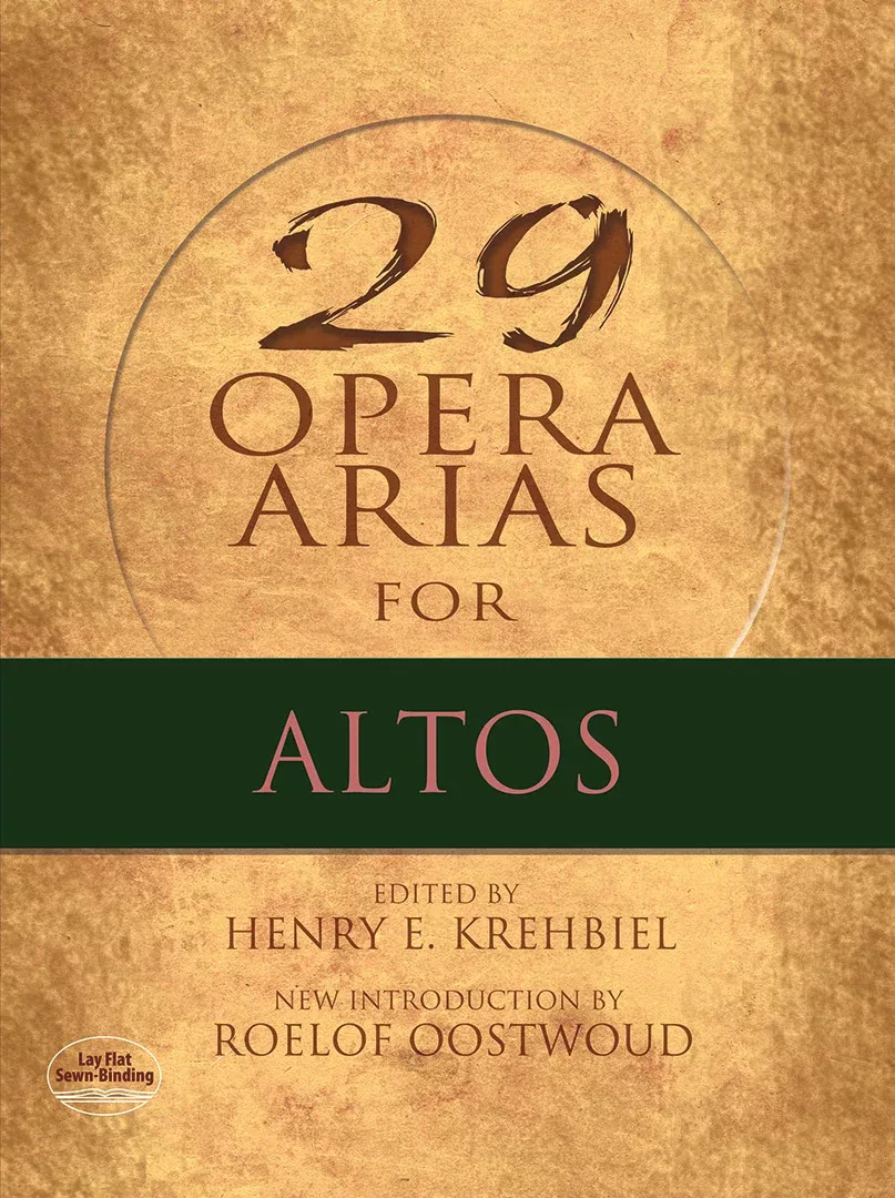 Twenty-Nine Opera Arias for Altos: Vocal Book