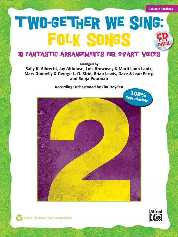 Two-Gether We Sing: Folk Songs: Choral CD Kit