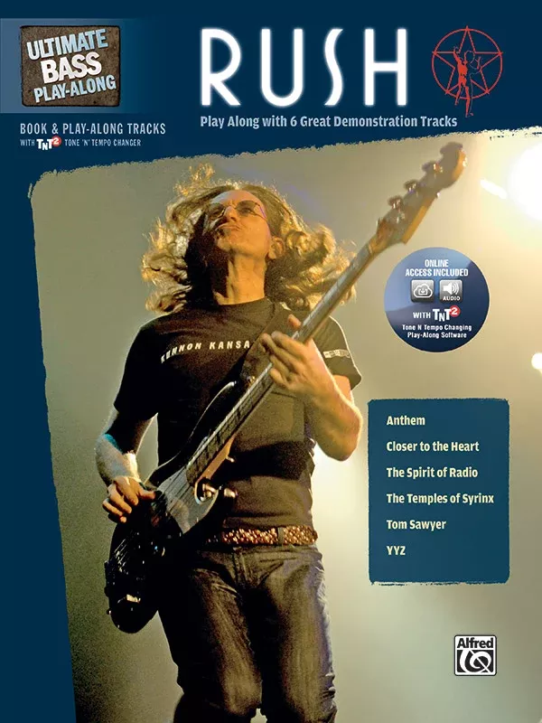 Ultimate Bass Play-Along: Rush: Authentic Bass TAB Book & Online Audio/Software