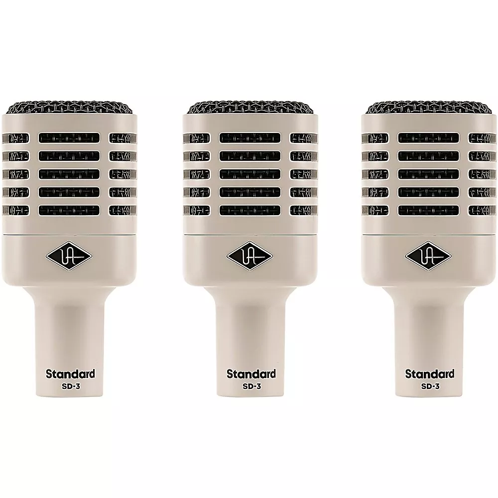 Universal Audio SD-3 Standard Dynamic Microphone With Hemisphere Mic Modeling 3-Pack