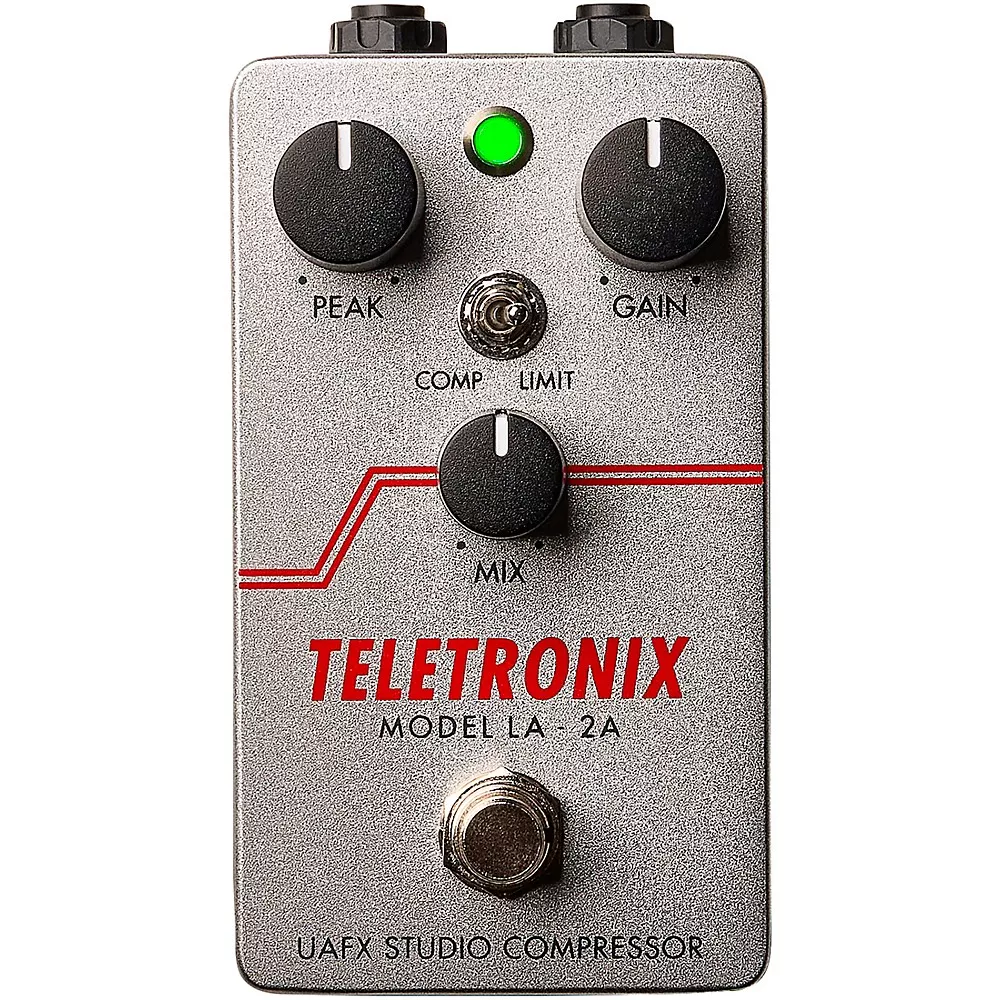 Universal Audio UAFX Teletronix LA-2A Studio Compressor Effects Pedal - Silver