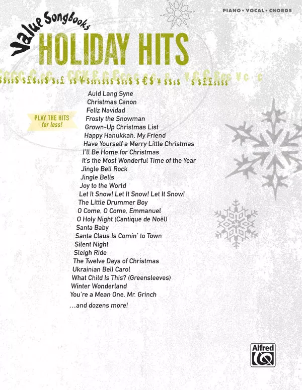 Value Songbooks: Holiday Hits