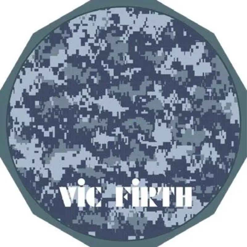 Vic Firth VXPPDC12 Digital Camo Practice Pad 12″