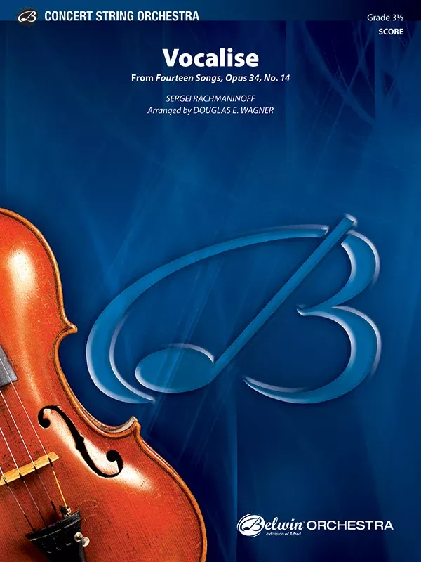 Vocalise: String Orchestra Conductor Score & Parts