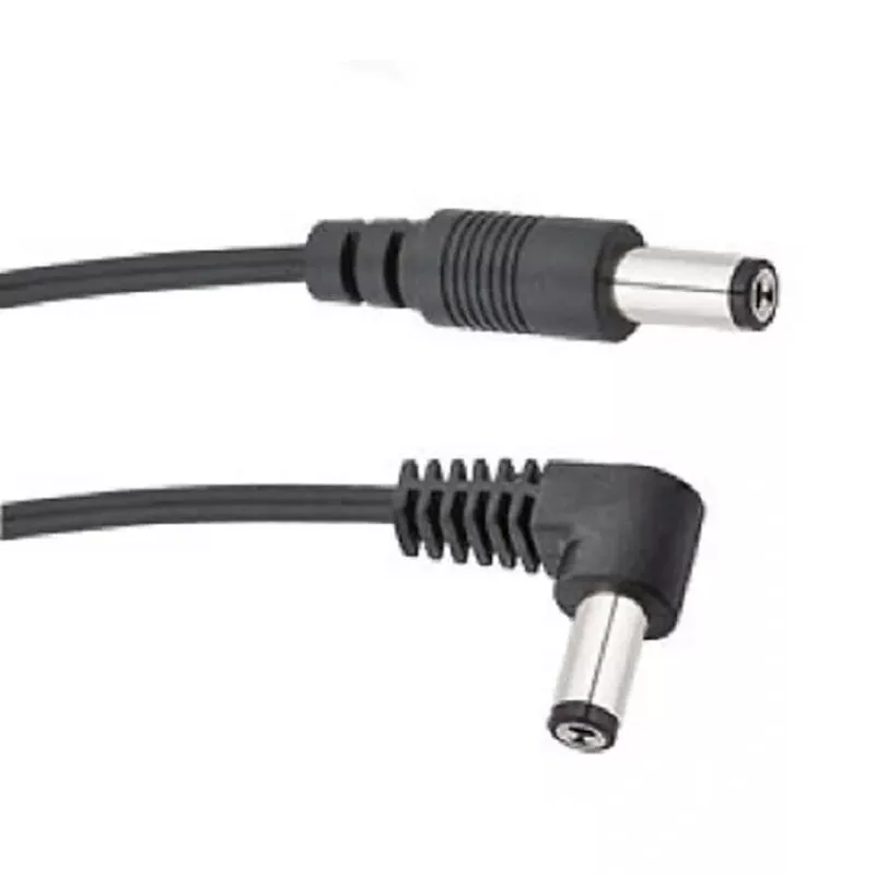 Voodoo Lab PPBAR-RS12 DC cable with 2.1 mm straight and right angle barrel- 12″