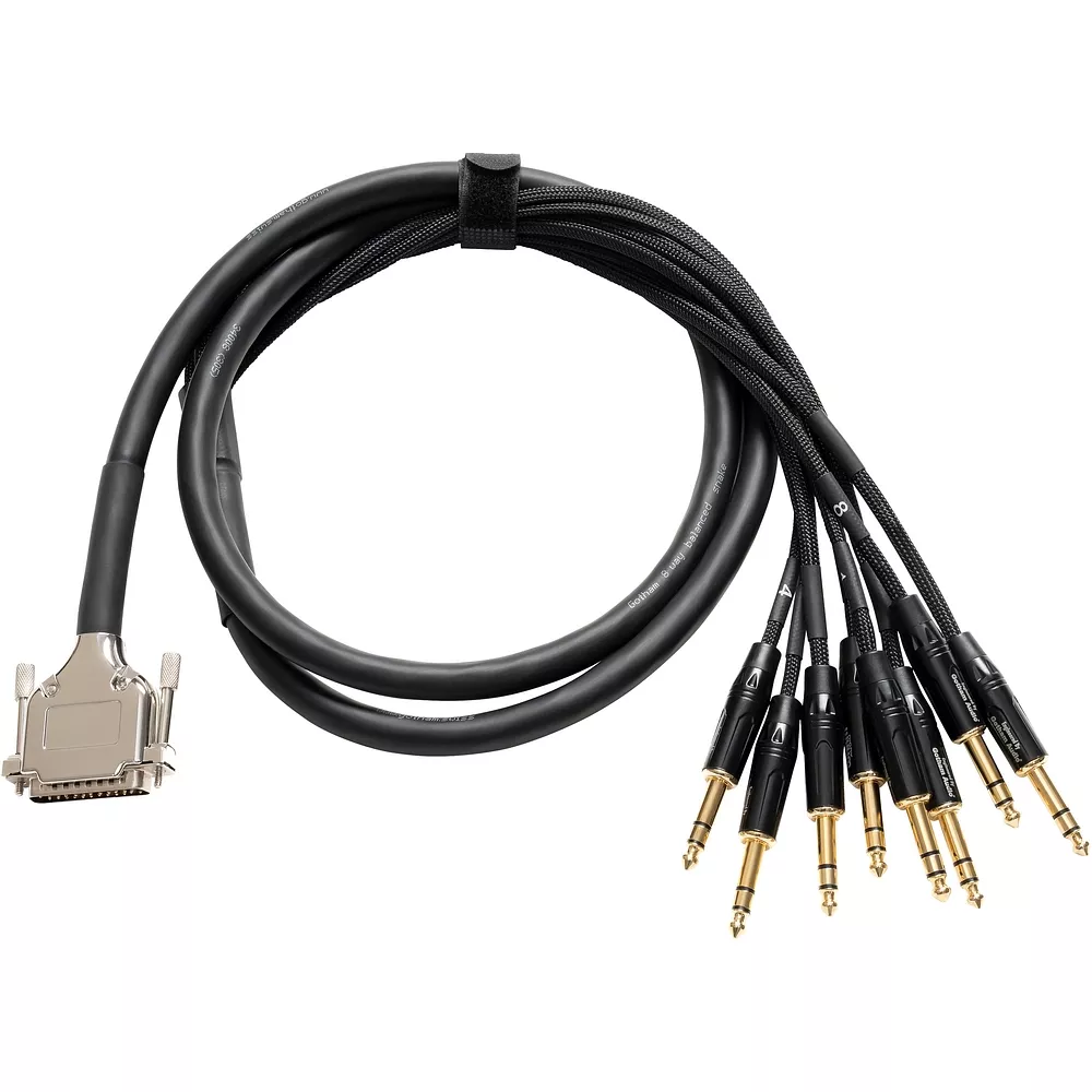 Warm Audio Premier DB25-TRSm Snake Cable - 10 ft. Black