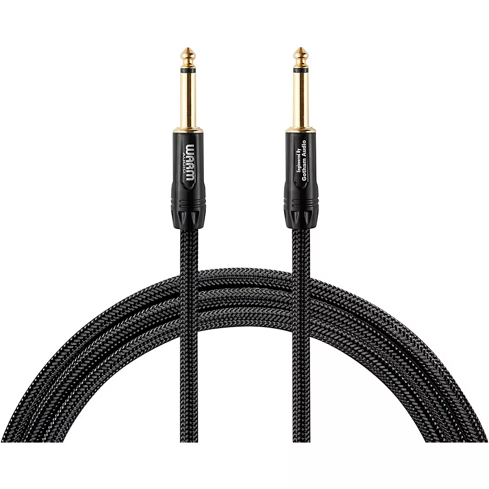 Warm Audio Premier Series Straight to Straight Instrument Cable 10 ft. Black