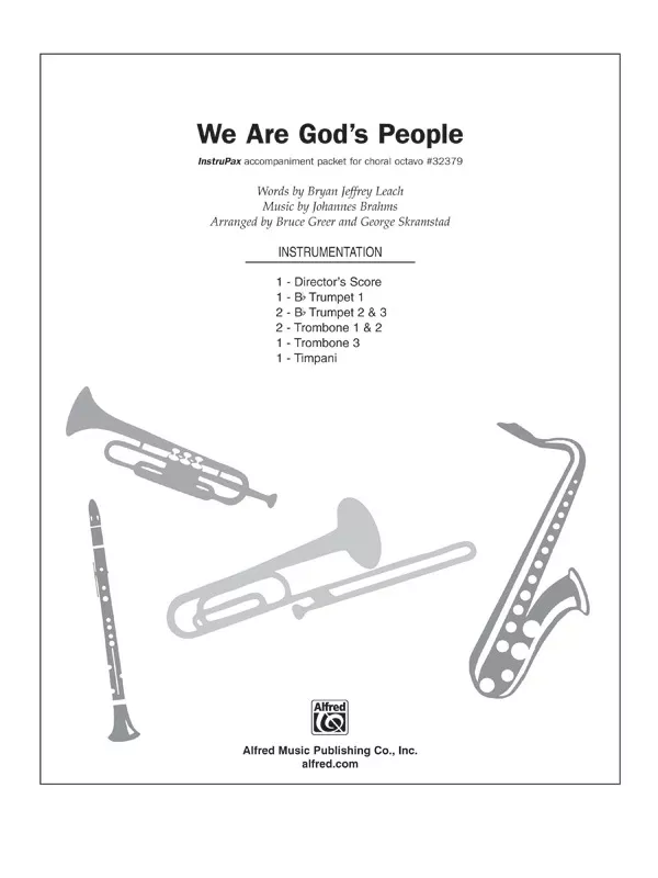 We Are God's People: Choral Octavo InstruPax