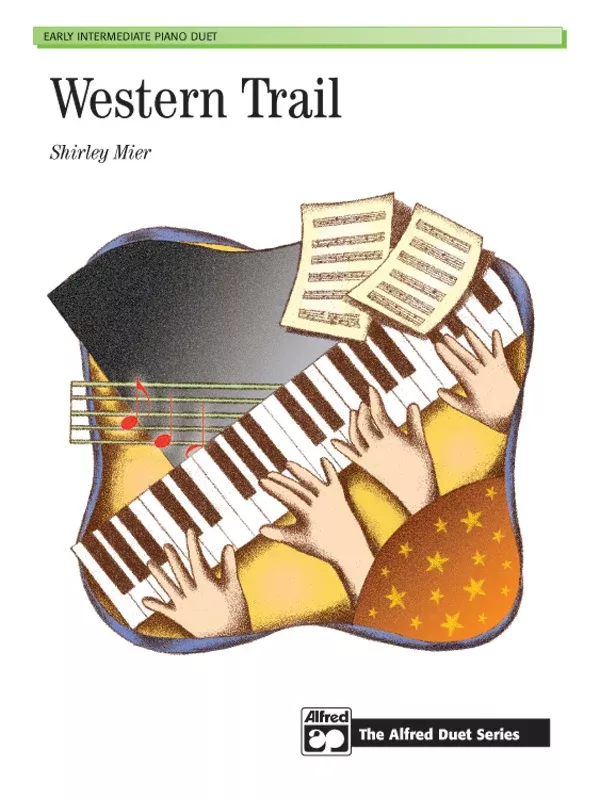 Western Trail: Piano Duet (1 Piano, 4 Hands) Sheet
