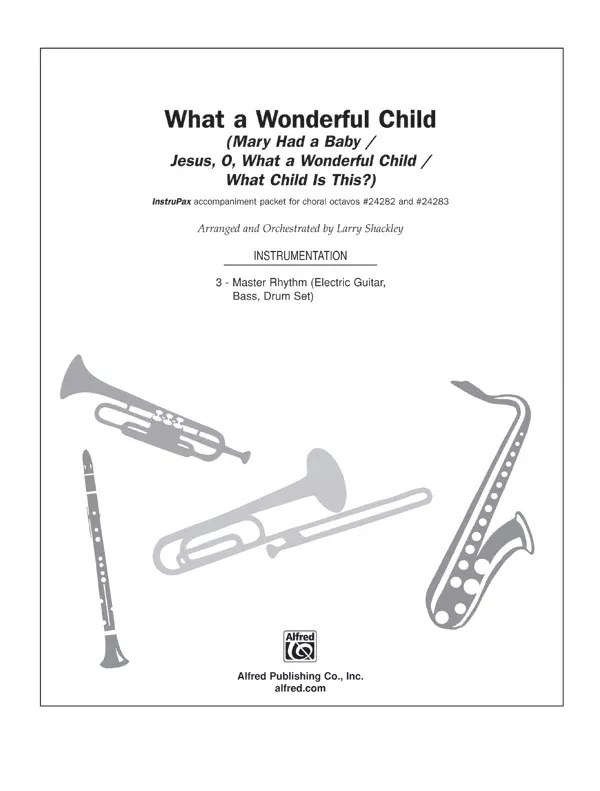 What a Wonderful Child: Choral Octavo InstruPax