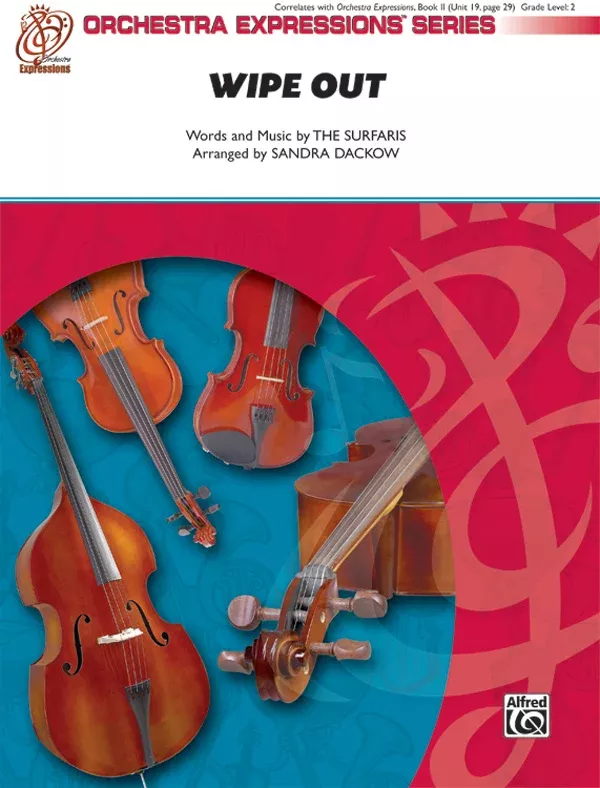 Wipe Out: String Orchestra Conductor Score & Parts