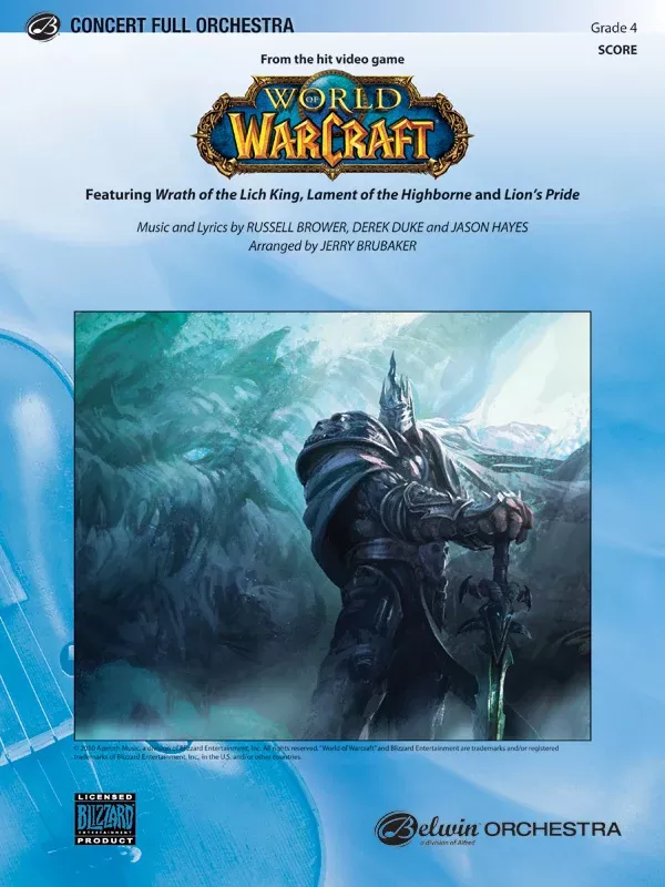 World of Warcraft: Full Orchestra Conductor Score & Parts
