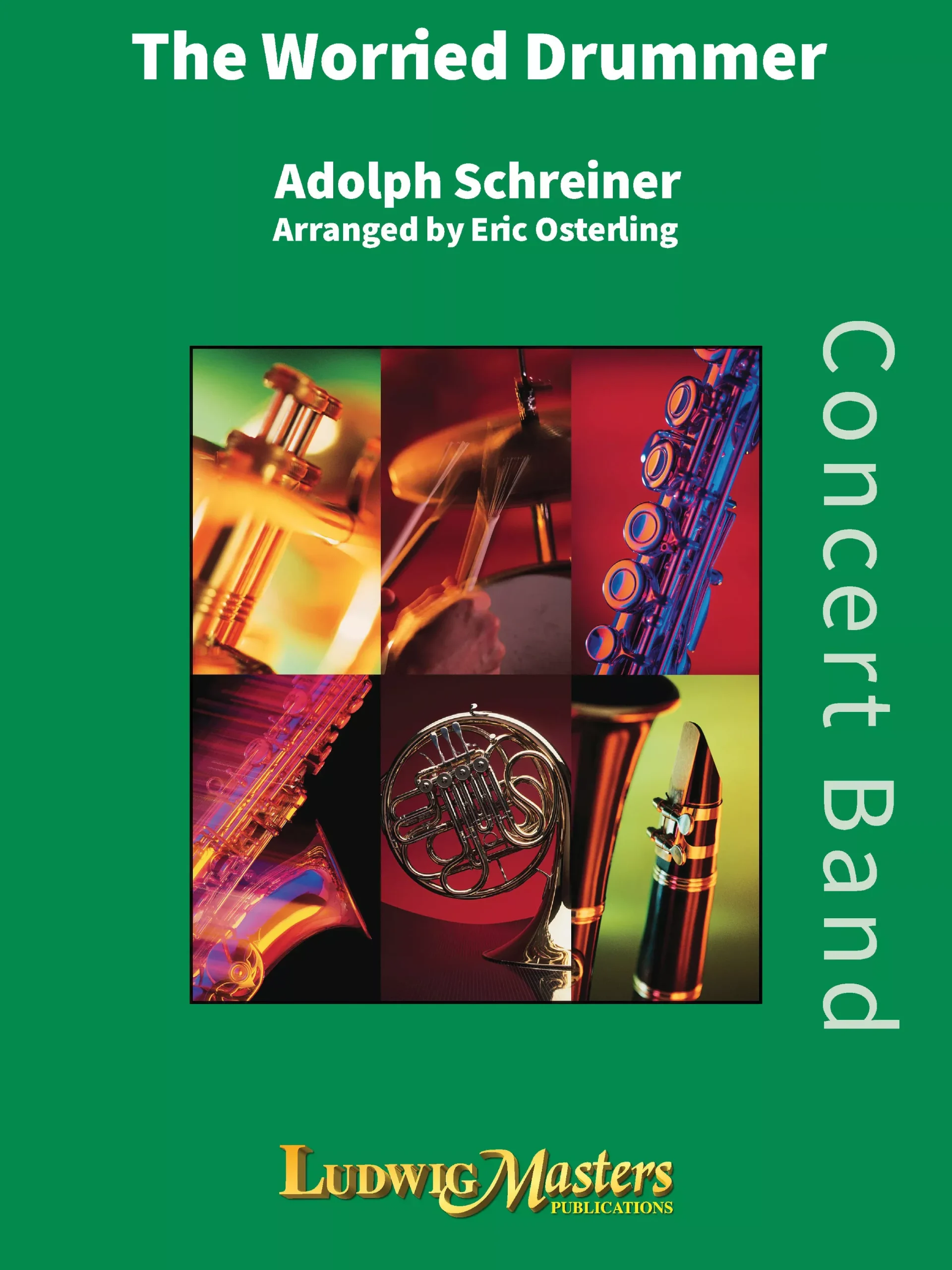 Worried Drummer for Percussion and Band: Concert Band, Solo Percussion with Ensemble, Full Score