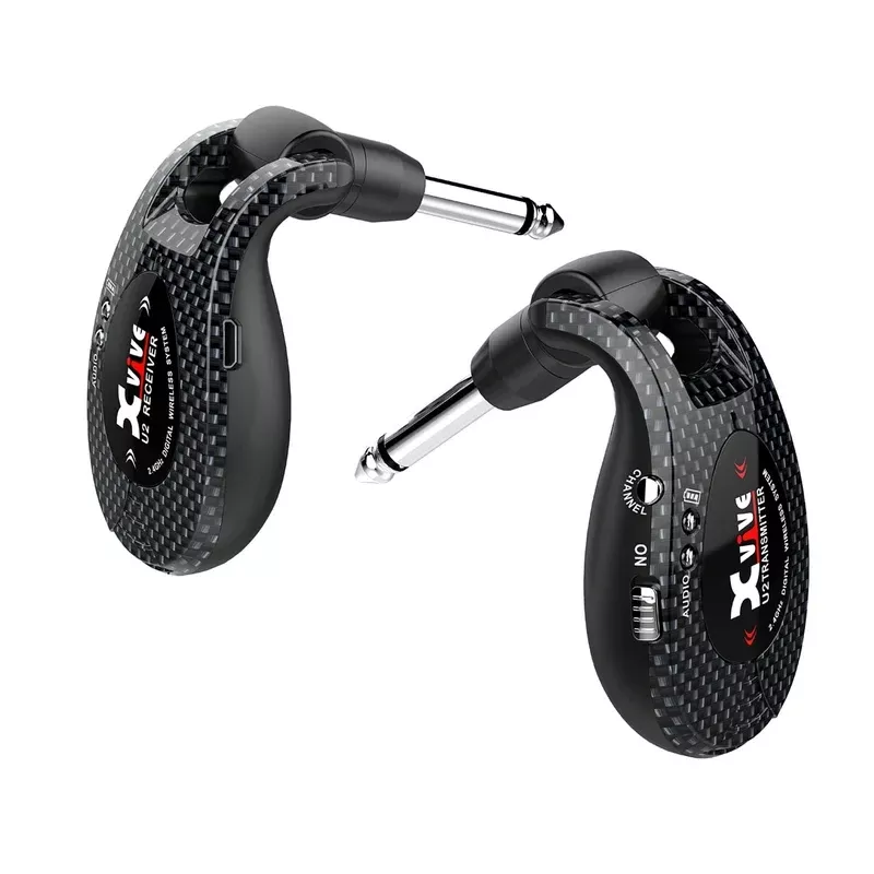 Xvive U2 Carbon Rechargeable 24Ghz Wireless Guitar System