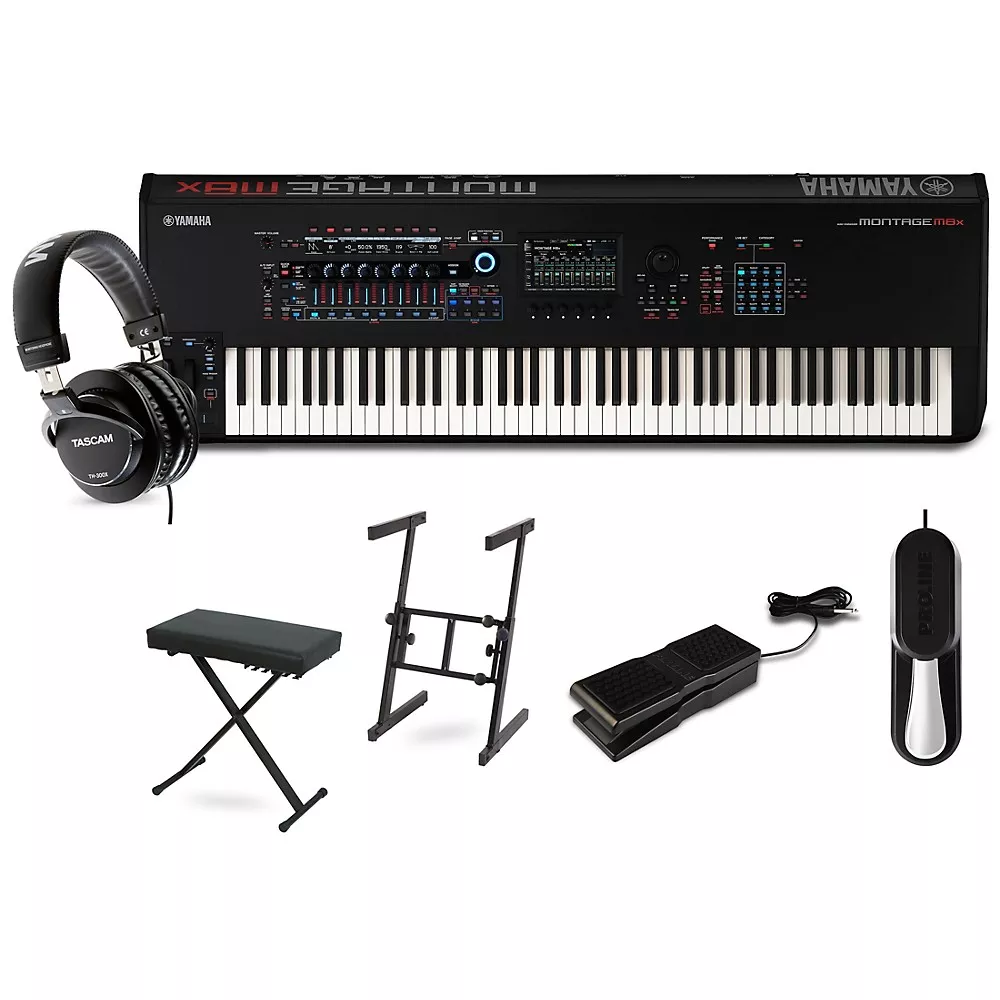 Yamaha MONTAGE M8x Synthesizer Deluxe Package