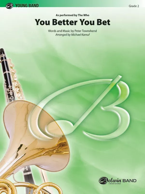You Better You Bet: Concert Band Conductor Score