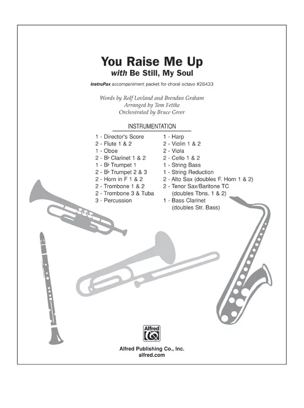 You Raise Me Up: Choral Octavo InstruPax