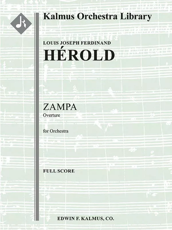 Zampa: Overture: Full Orchestra, Full Score