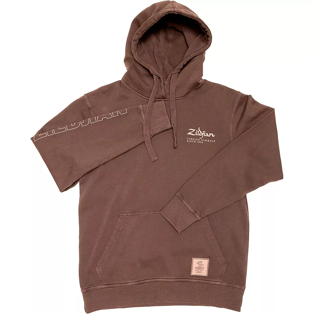 Zildjian Limited-Edition Cotton Hoodie – Small Brown
