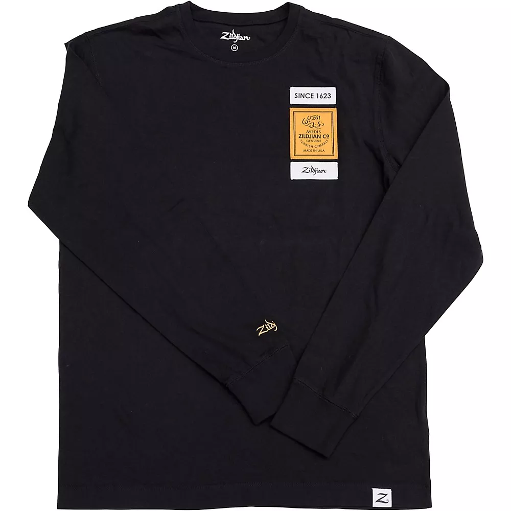 Zildjian Long Sleeve T-Shirt Medium Black
