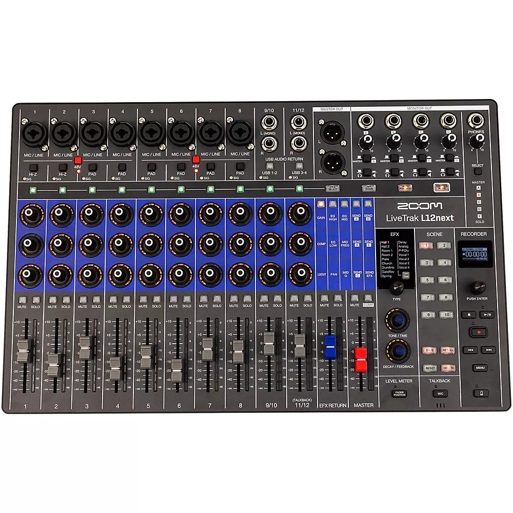 Zoom LiveTrak L12next 12-Channel Digital Mixer