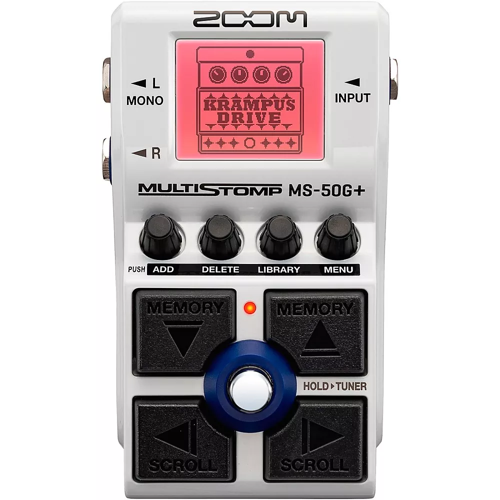 Zoom MS-50G+ Multistomp Guitar Effects Pedal – White