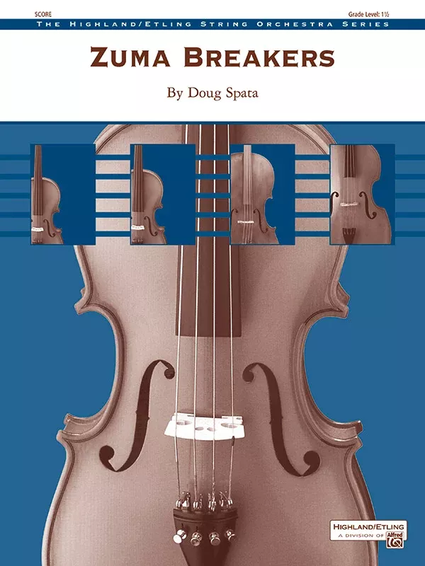 Zuma Breakers: String Orchestra Conductor Score & Parts